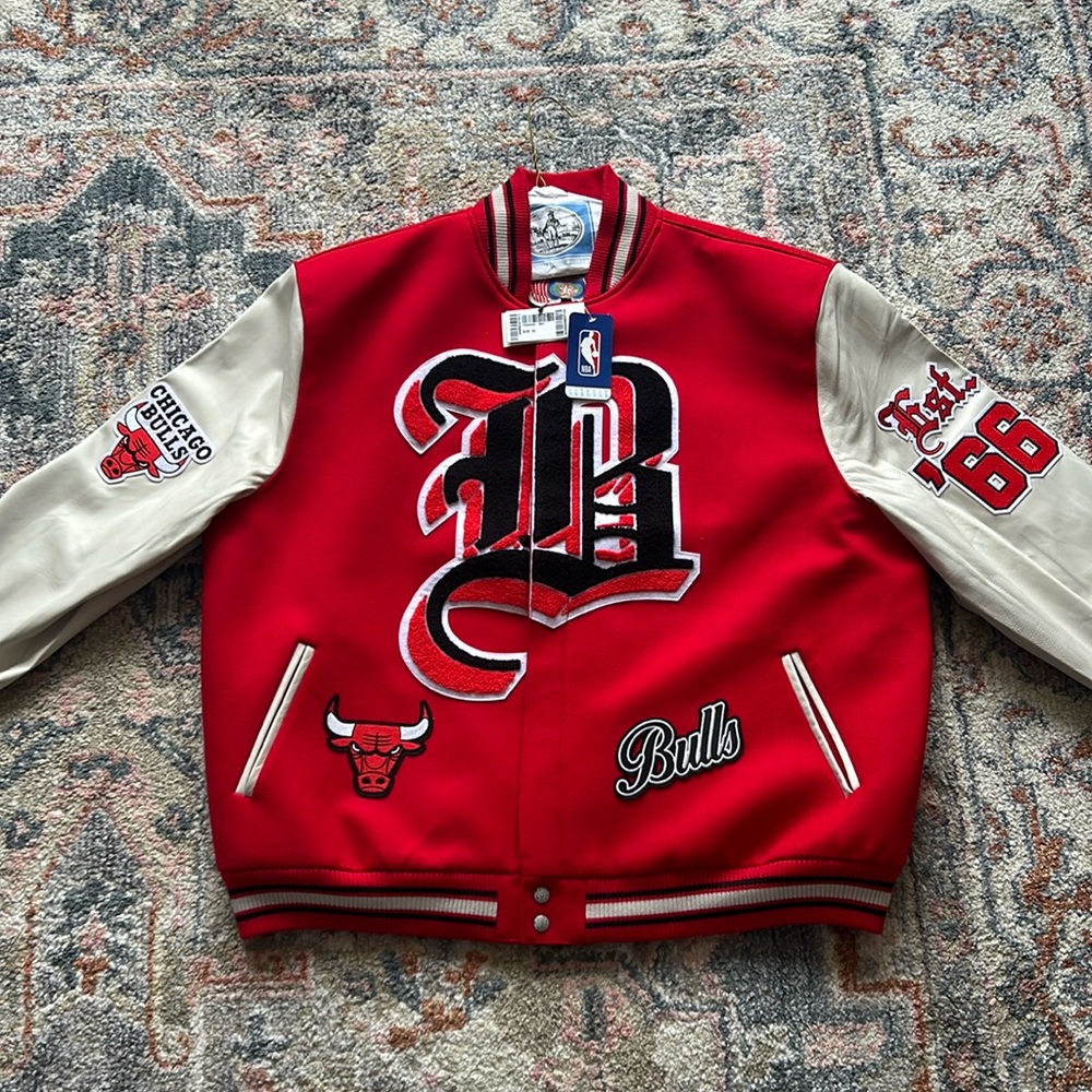 Jeff Hamilton Chicago Bulls Varsity Jacket